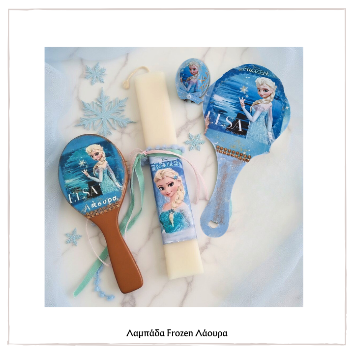 Λαμπάδα Frozen Λάουρα (2)